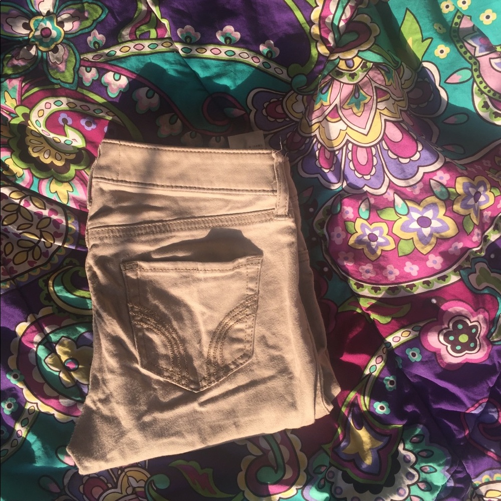 Khaki school uniform pants